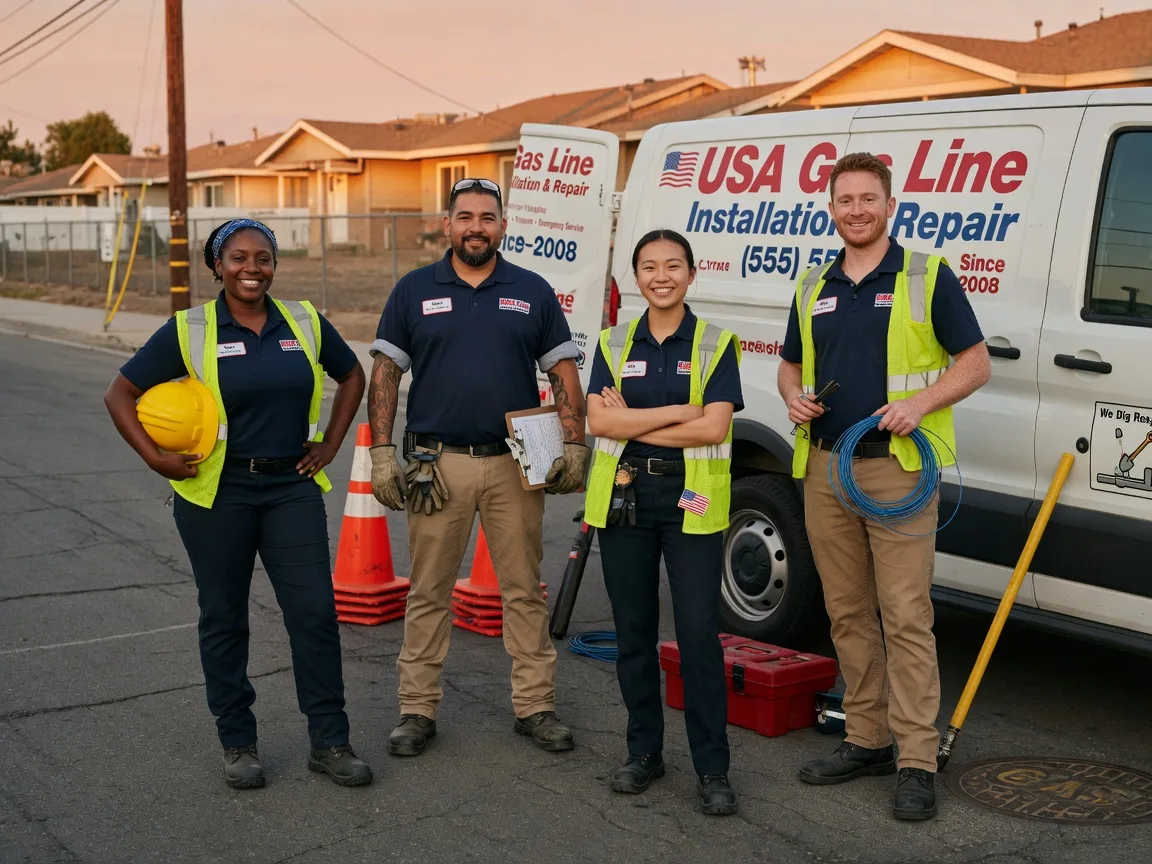 Gas Line Installation company in Vina, AL